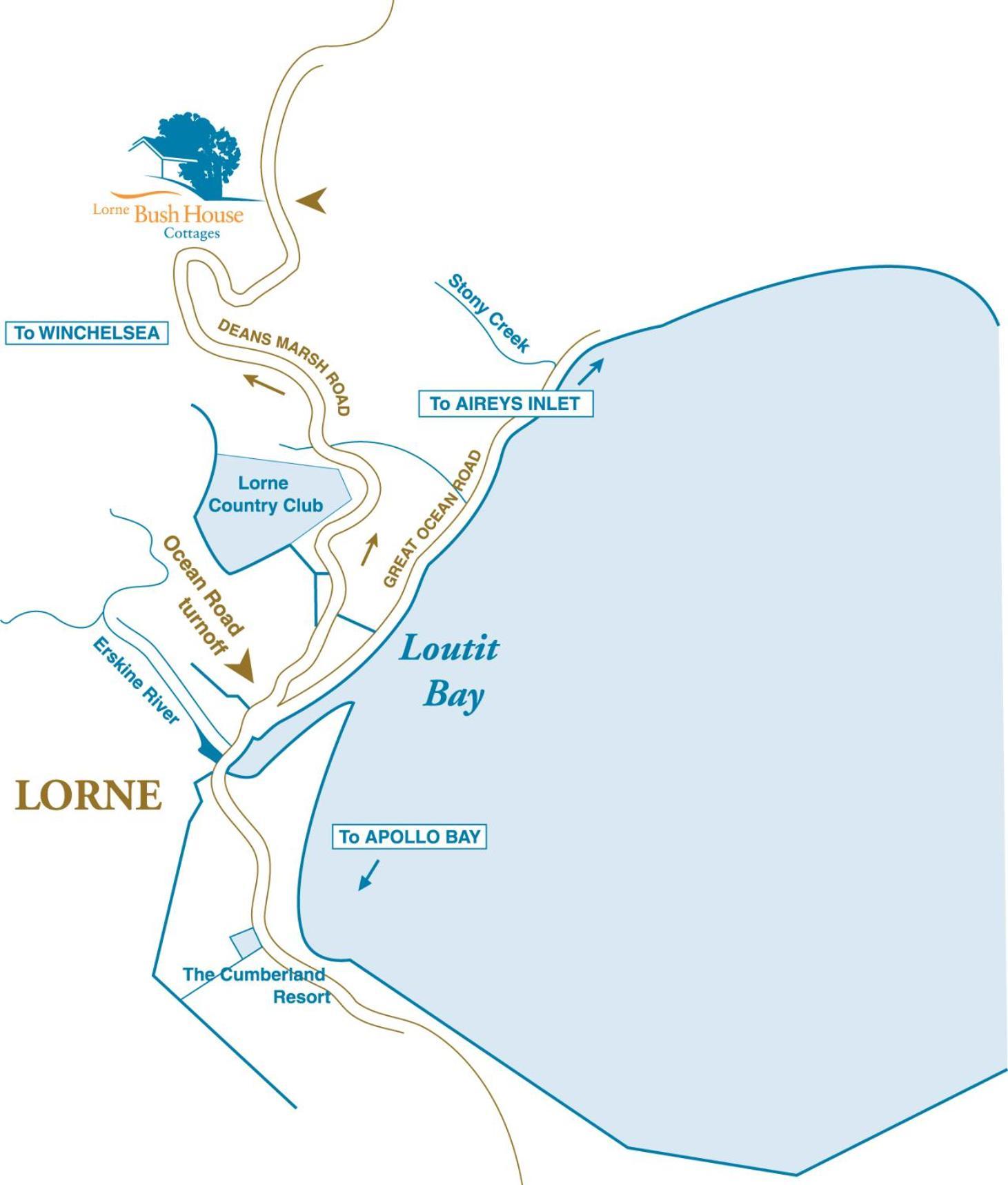 Lorne Bush House Cottages & Eco Retreats Buitenkant foto